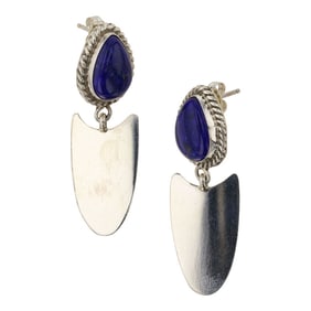 Ella Linkin Navajo Lapis Earrings