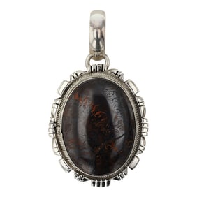 Randy Billy Navajo Boulder Opal Pendant