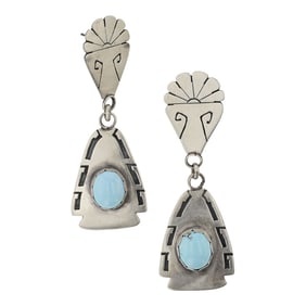 Navajo Golden Hills Turquoise Earrings