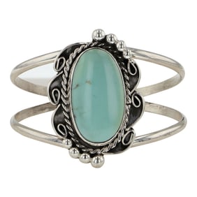 Gilbert Nez Navajo Compitos Turquoise Bracelet