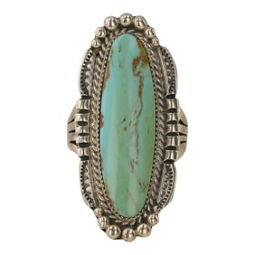 RB Navajo Menassa Turquoise Ring