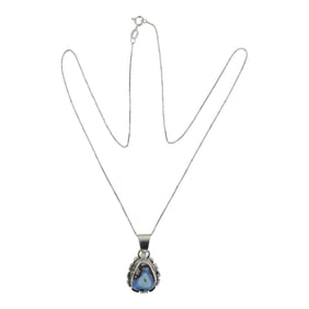 Norbert Johnson Navajo Golden Hills Turquoise Pendant