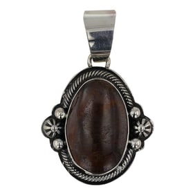 Marita Benally Navajo Boulder Opal Pendant