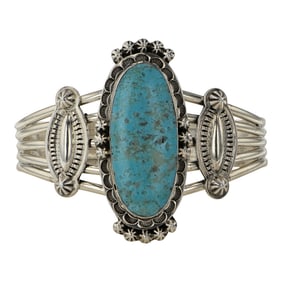 RB Navajo Compitos Turquoise Cuff Bracelet