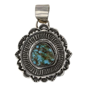 Freddie Maloney Navajo Turquoise Mountain Turquoise