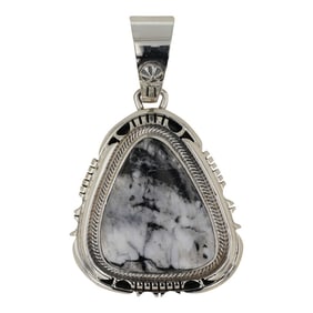 Daniel Benally Navajo White Buffalo Pendant