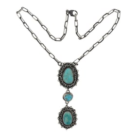 Jackson Hoskie Navajo Nevada Turquoise Necklace