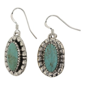 Navajo Nevada Turquoise Earrings