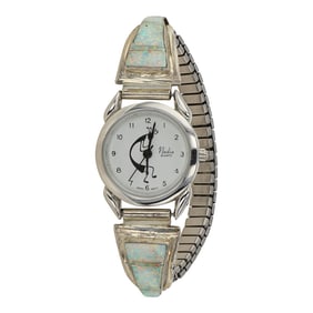 Navajo Synthetic Opal Watch bracelet