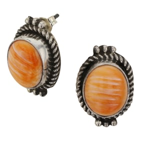 Navajo Spiny Oyster Earrings