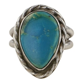 Navajo Nevada Turquoise Ring