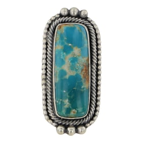 Ray Bennett Navajo Royston Turquoise Ring