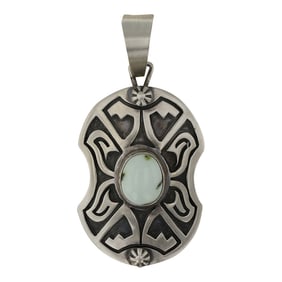 Daniel Benally Navajo Variscite Pendant