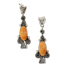 Navajo Spiny Oyster Earrings