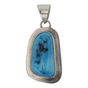 Navajo Kingman Turquoise Pendant