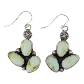 Joelias Draper Navajo Palomino Variscite Earrings
