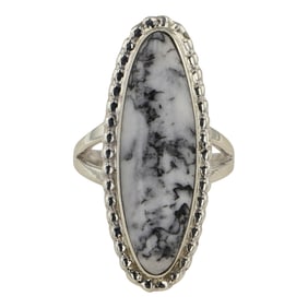 Navajo White Buffalo Ring