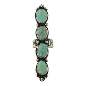Daneil Benally Navajo Nevada Turquoise Ring