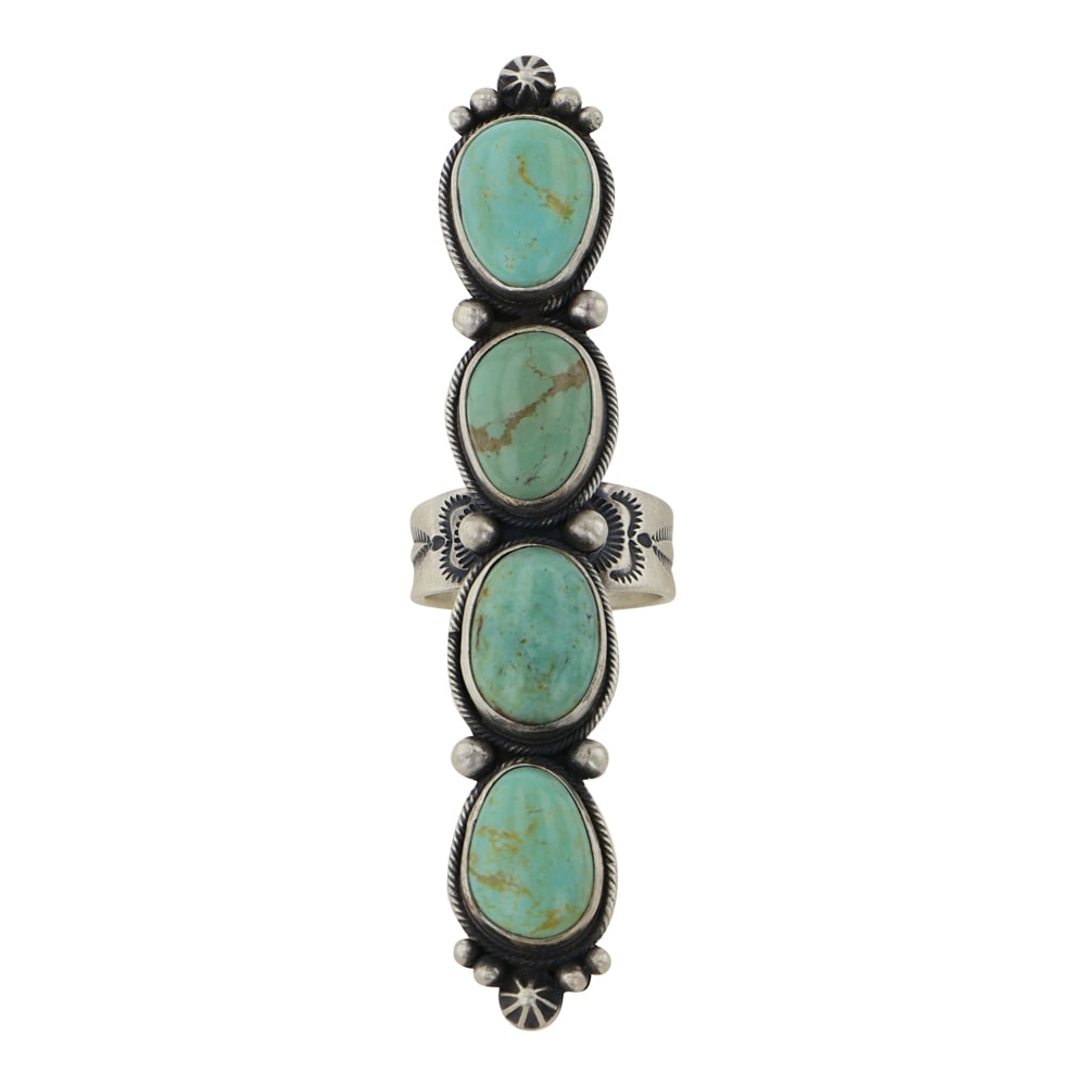 Daneil Benally Navajo Nevada Turquoise Ring (1 of 3)
