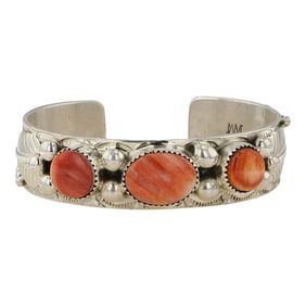 Wibert Meyers Navajo Spiny Oyster Cuff Bracelet
