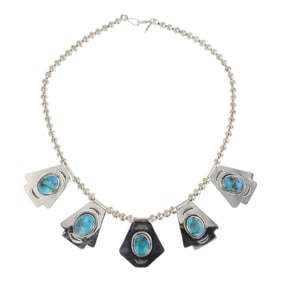 Harold Joe (1975-2025) Blue Ridge Turquoise Necklace