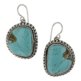 Navajo Nevada Turquoise Earrings
