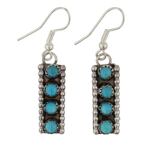 Navajo Kingman Turquoise Earrings