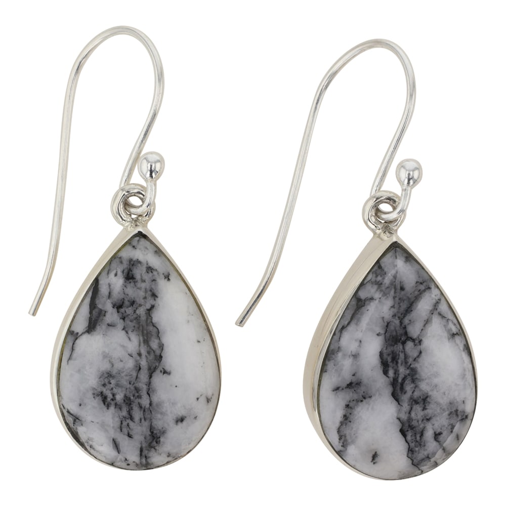 Erma Arviso Navajo White Buffalo Earrings (1 of 2)