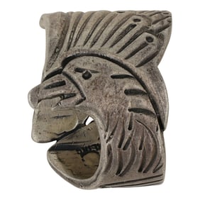 Vintage Navajo Plain Silver Eagle Ring