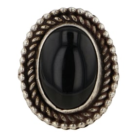 Navajo Black Onyx Ring