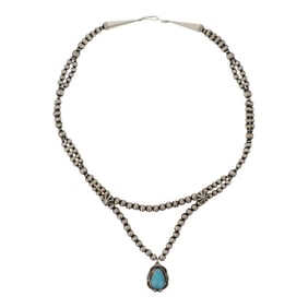 RB Navajo Kingman Turquoise Necklace