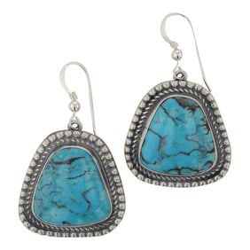 Renell Perry Navajo Turquoise Earrings