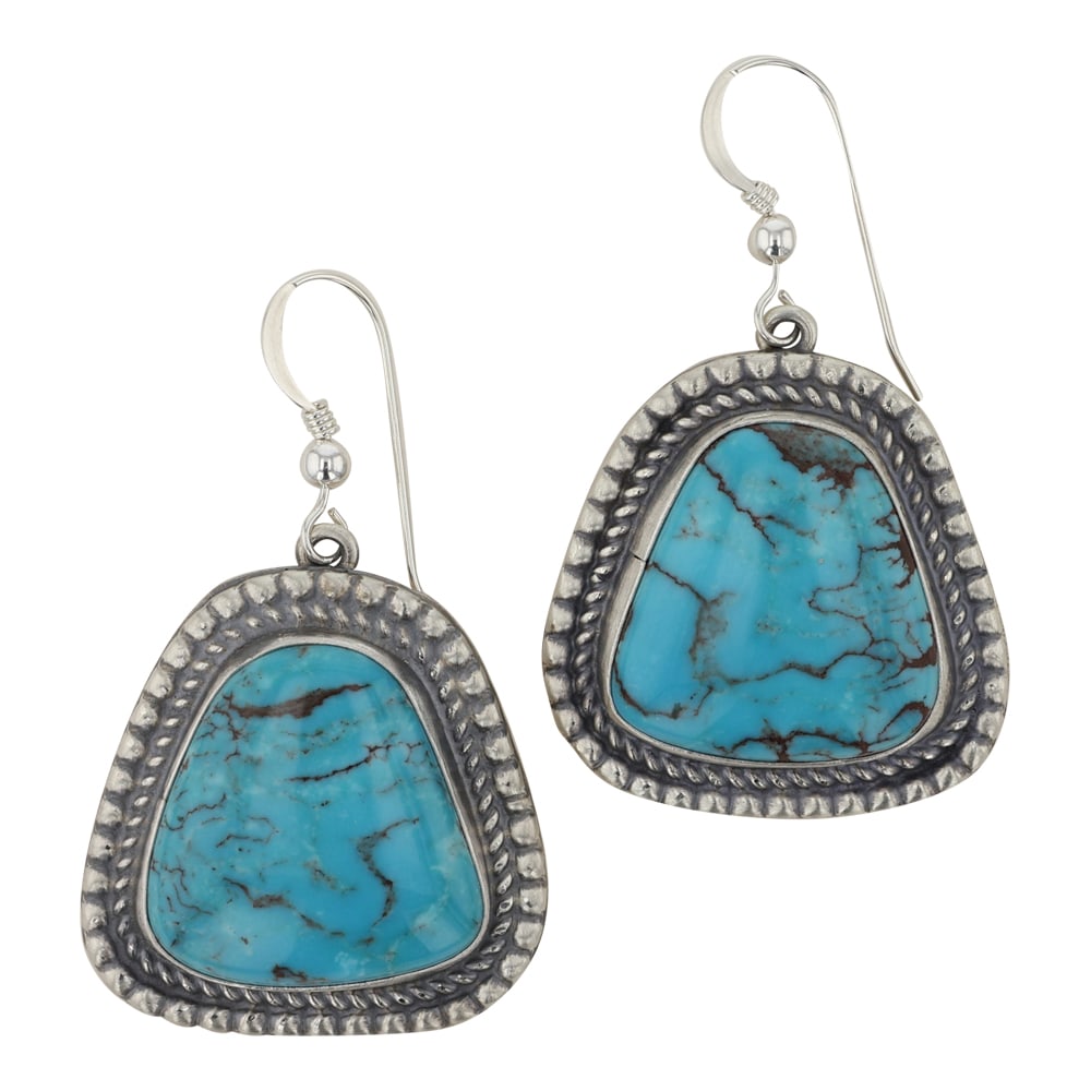 Renell Perry Navajo Turquoise Earrings (1 of 2)