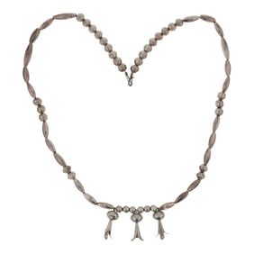 Vintage Navajo Blossom Bead Necklace