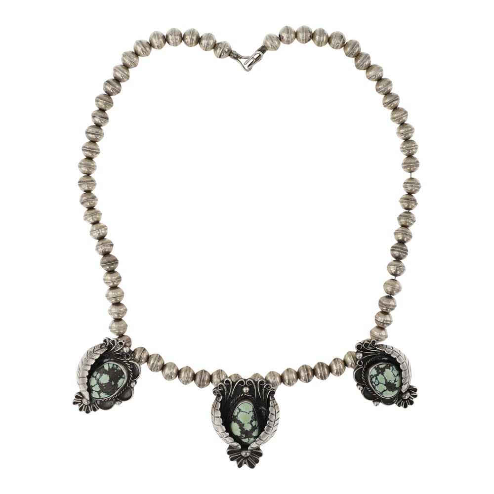 Vintage Navajo Nevada Turquoise Necklace (1 of 3)