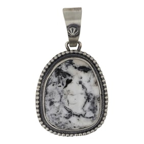 Daniel Benally Navajo White Buffalo pendant