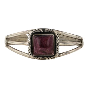 Elouise Kee Navajo Spiny Oyster Cuff Bracelet