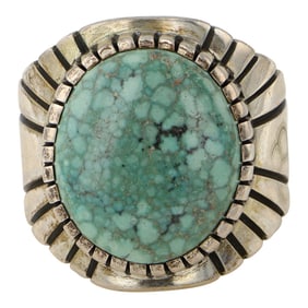 Alton Bedonie Navajo Master Artist Godber's Turquoise Ring