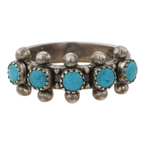Vintage Navajo Turquoise Ring