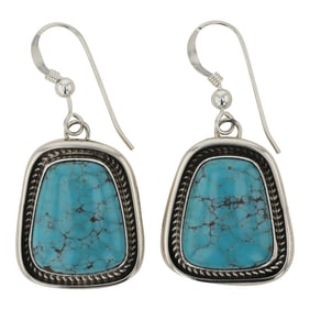 Renell Perry Navajo Turquoise Earrings