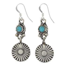 Navajo Kingman Turquoise earrings