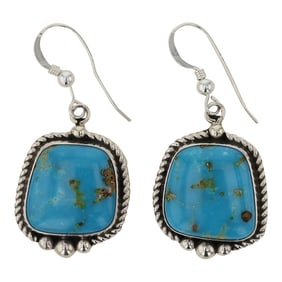 Navajo Nevada Turquoise Earrings