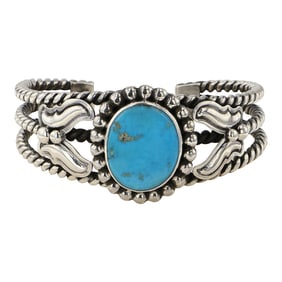 Harold Joe (1975-2025) Kingman Turquoise Cuff Bracelet