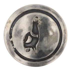 Vintage Navajo Plain Silver Bird Pin