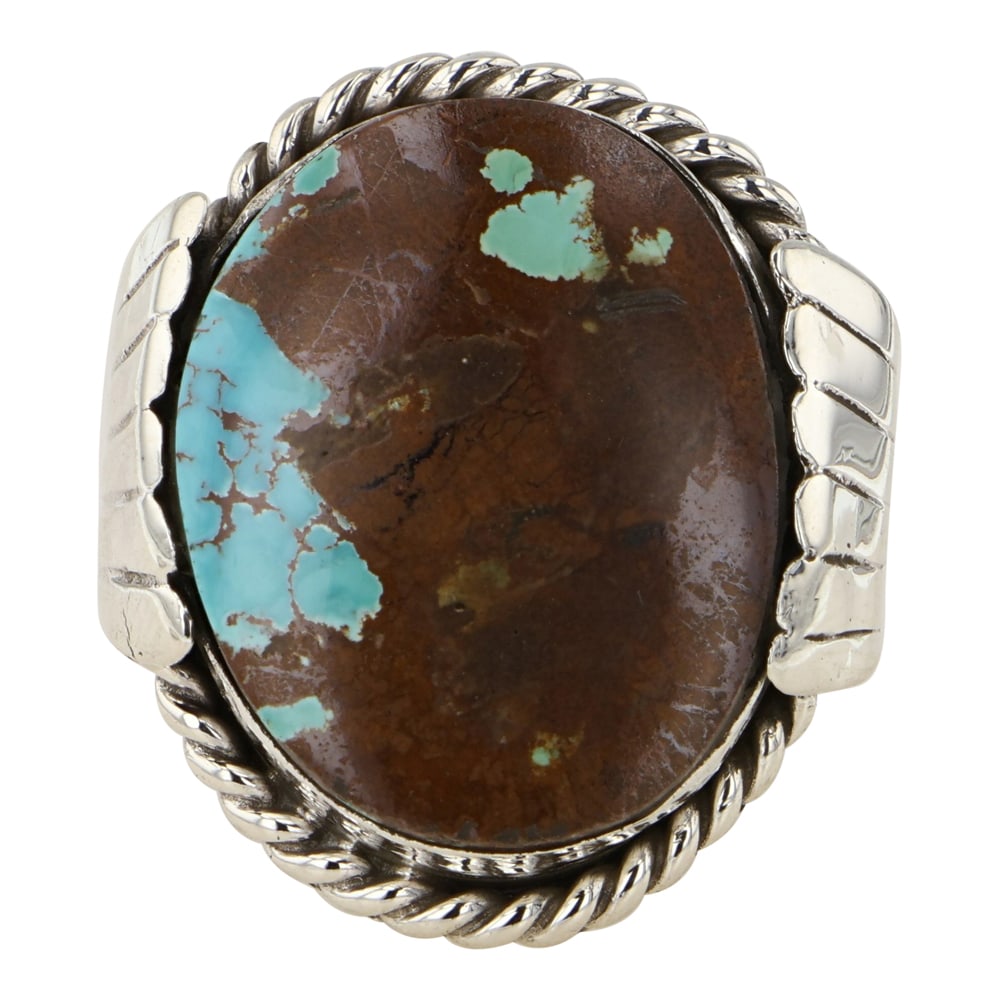 Navajo Boulder Turquoise Ring (1 of 3)