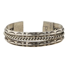 Paul Lujan Navajo Twisted Wires Cuff Bracelet