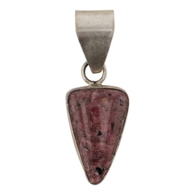 Beatty Tom Navajo Rhodonite Pendant