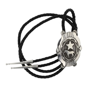 Emerson Kinsel Navajo Horse Bolo Tie