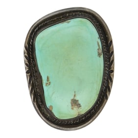 Vintage Navajo Nevada Turquoise Ring