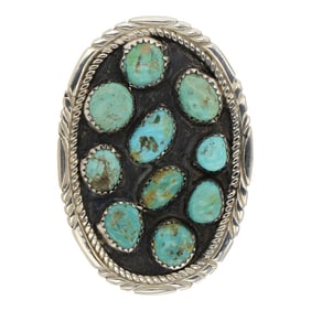 Navajo Nevada Turquoise Ring
